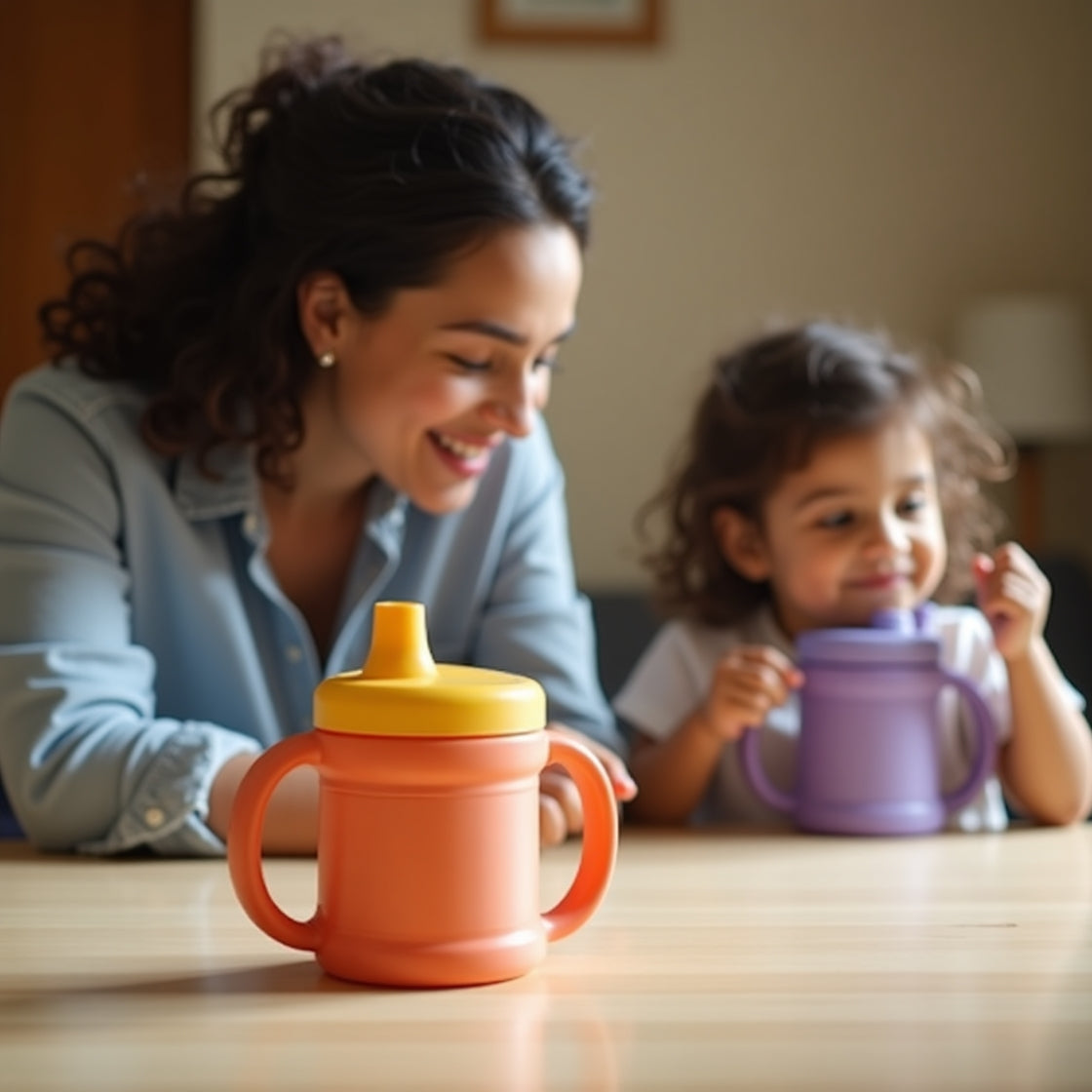 Sippy Cups with Handles